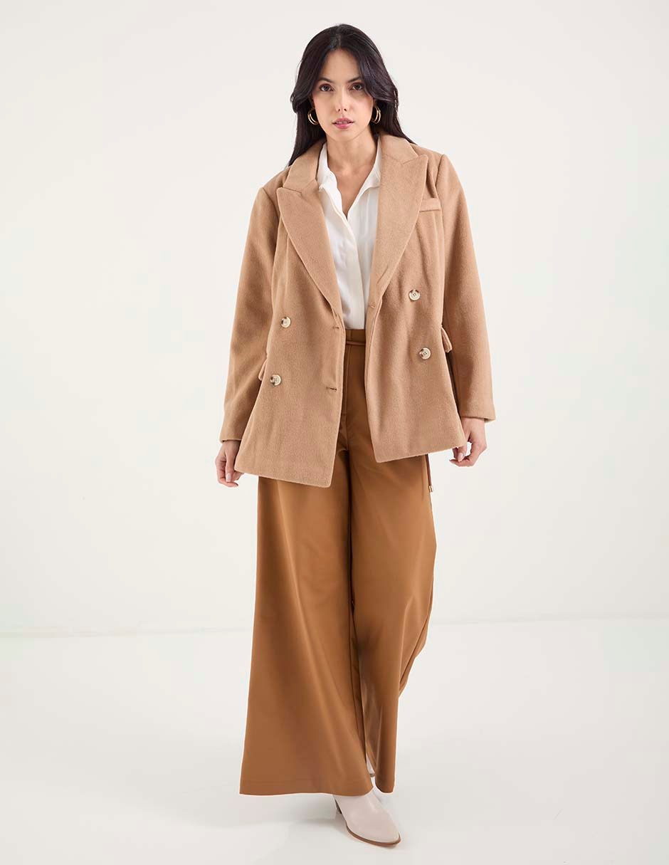 Abrigo cruzado para mujer 6