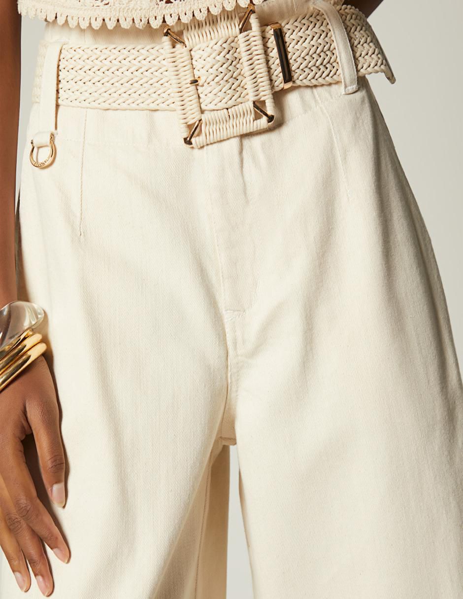Pantalón capri amplio para mujer 3