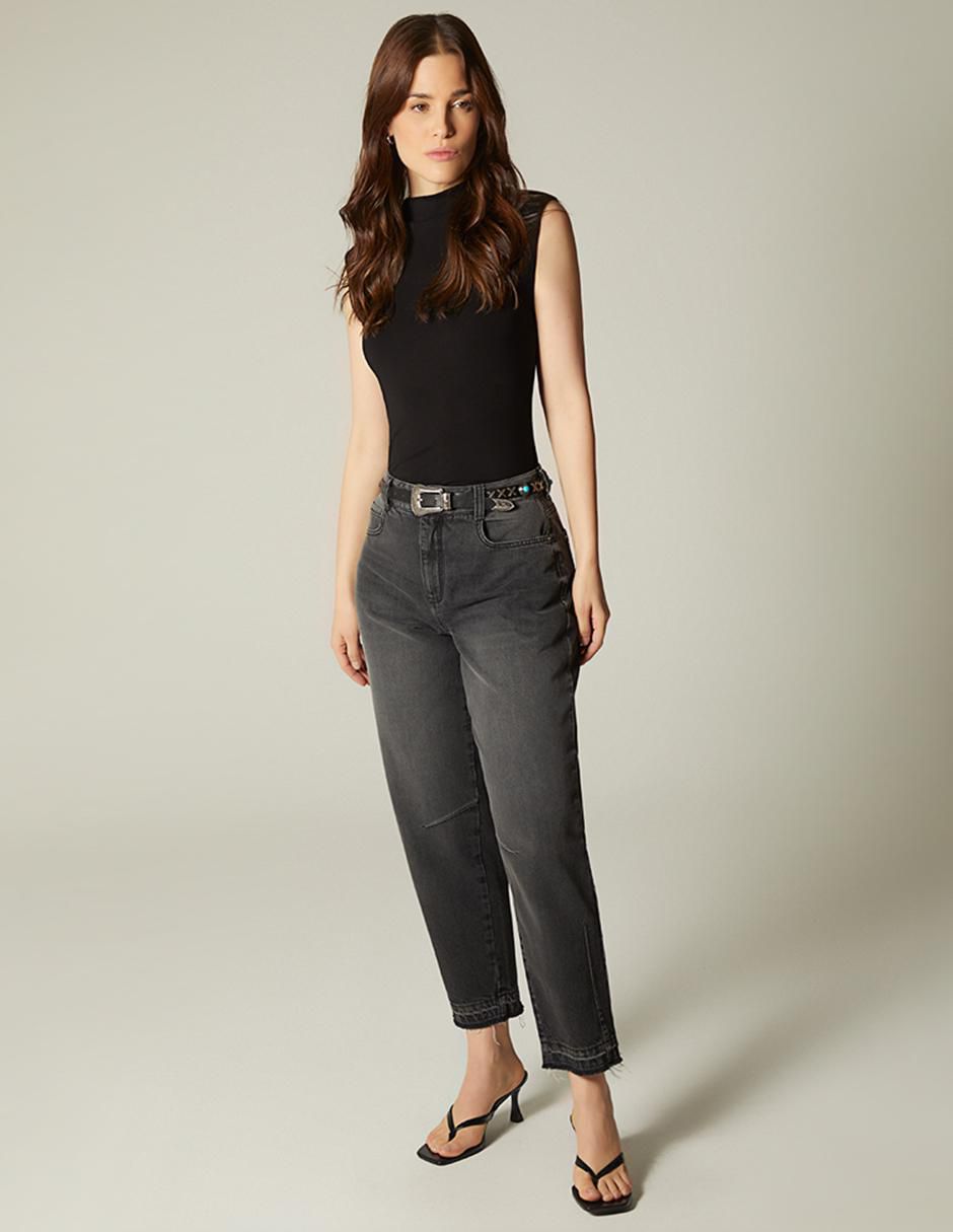 Jeans straight para mujer 4