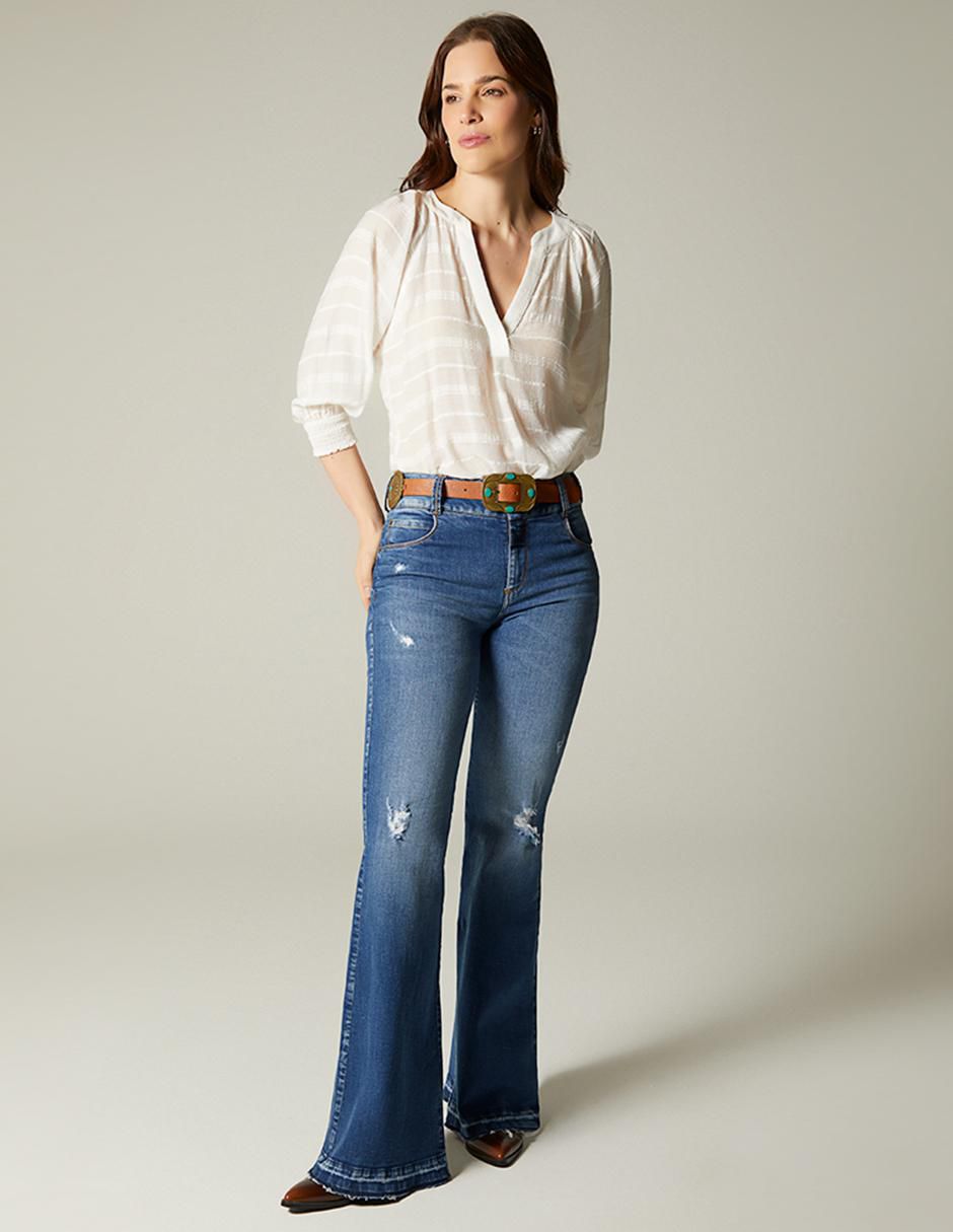 Jeans campana para mujer 2