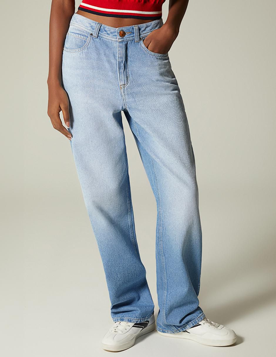 Jeans baggy olivo de verano para mujer Jeans baggy olivo de verano para mujer