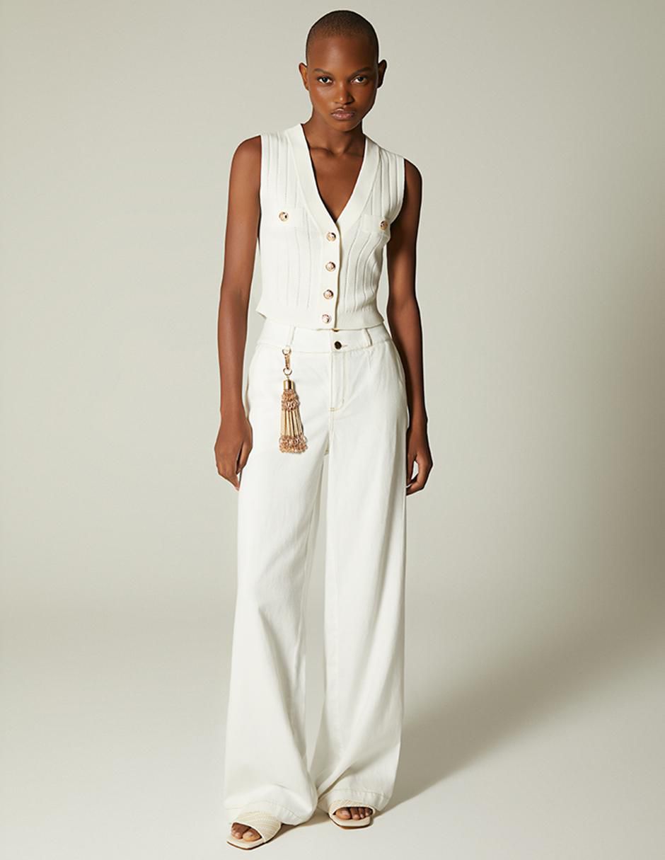 Jeans relaxed amplio para mujer 3