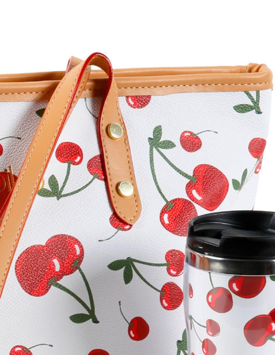 Bolsa tote Cherry Bliss para mujer 7