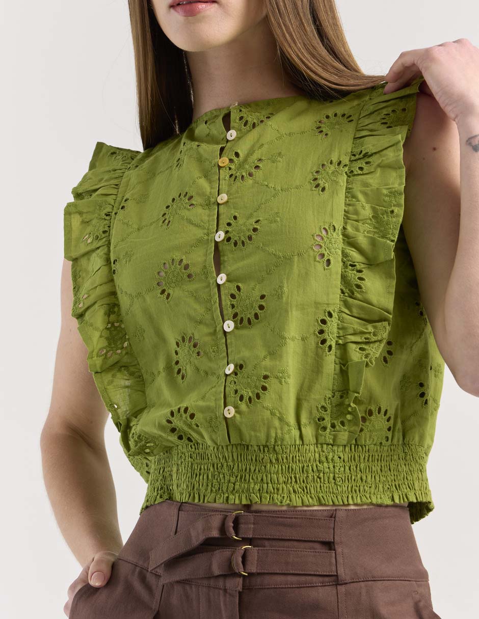 Blusa Petite Studio manga corta para mujer