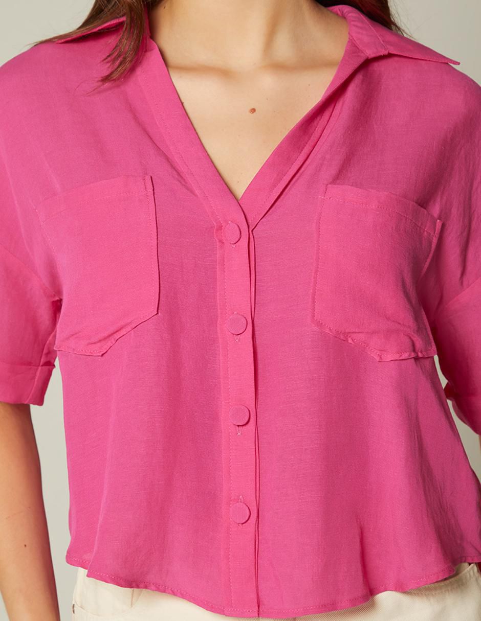 Blusa manga corta para mujer 3