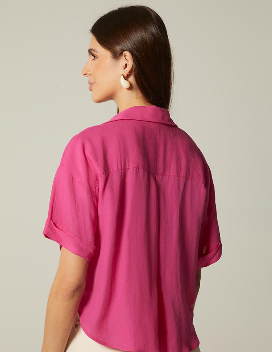 Blusa manga corta para mujer 4