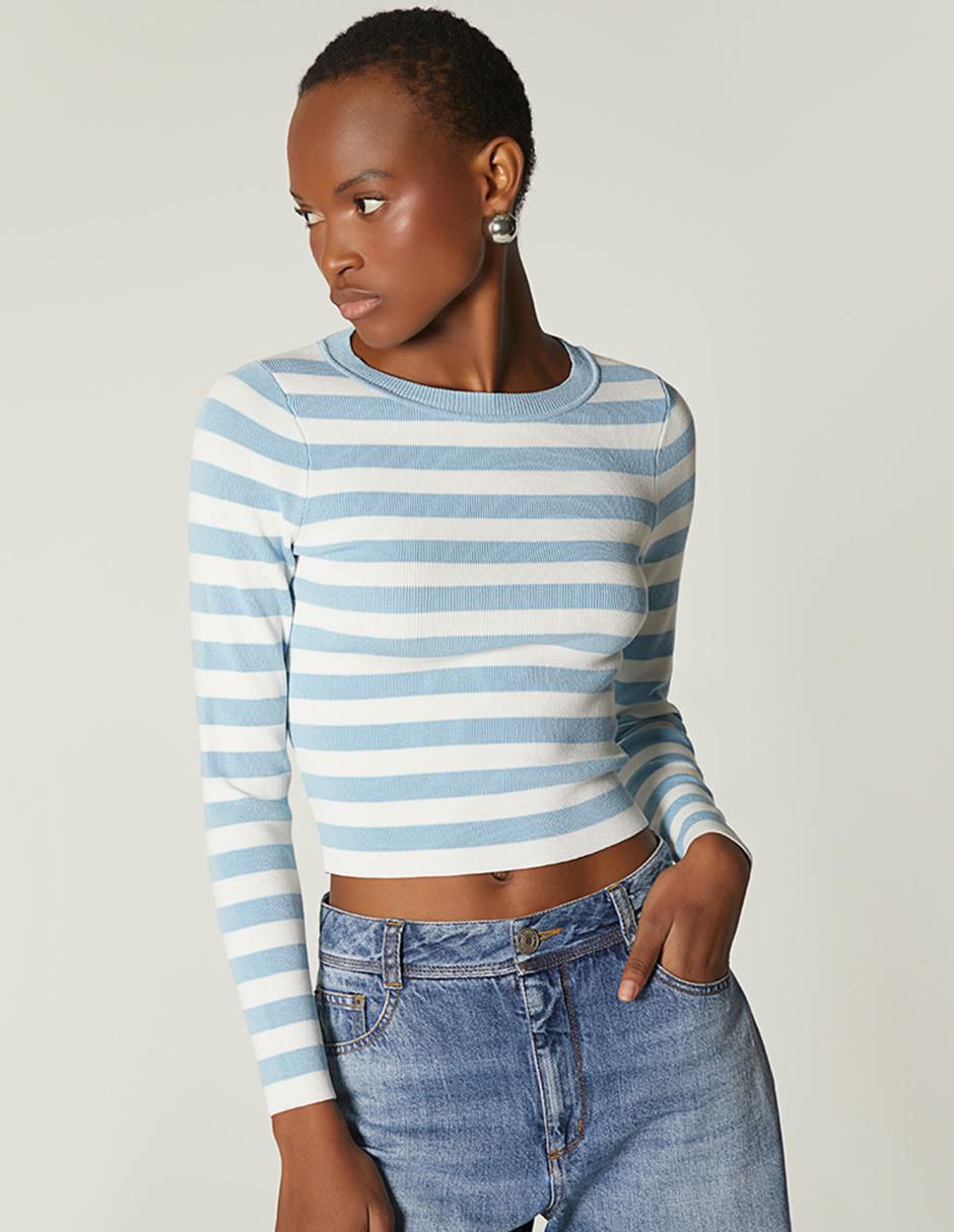 Top cuello redondo Top cuello redondo