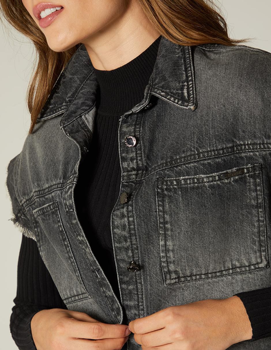 Top cuello camisero