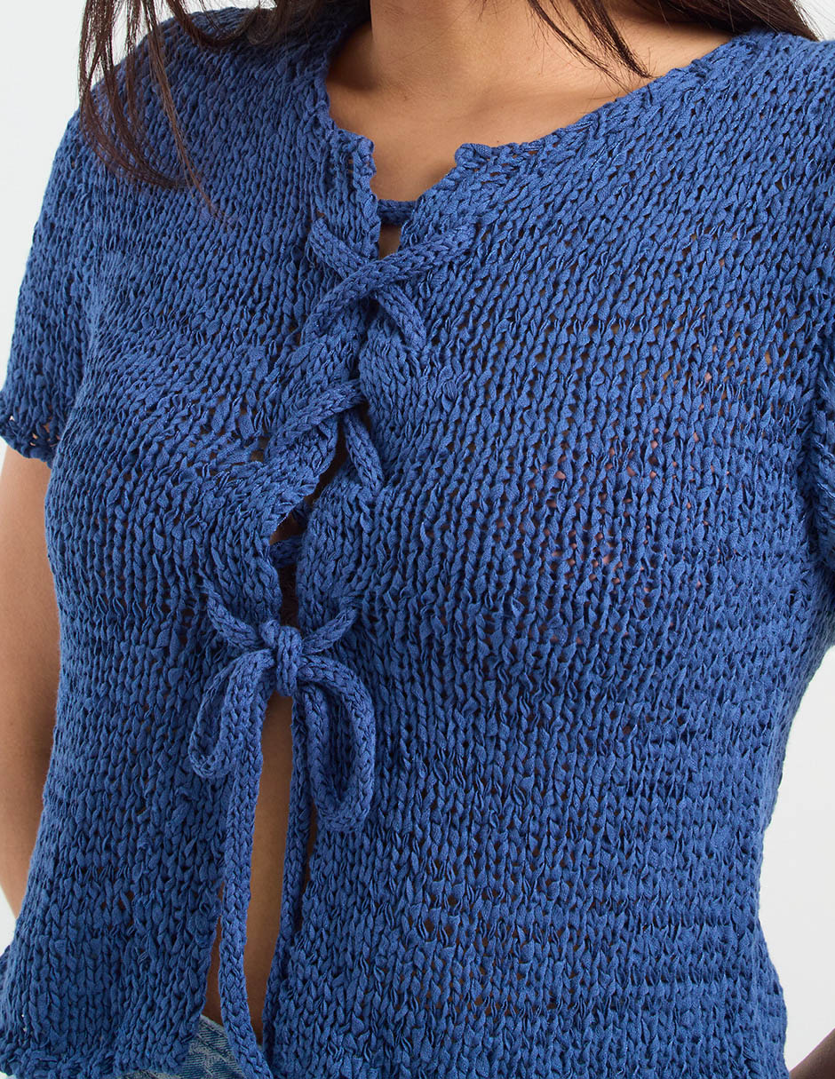 Suéter cuello redondo para mujer 3