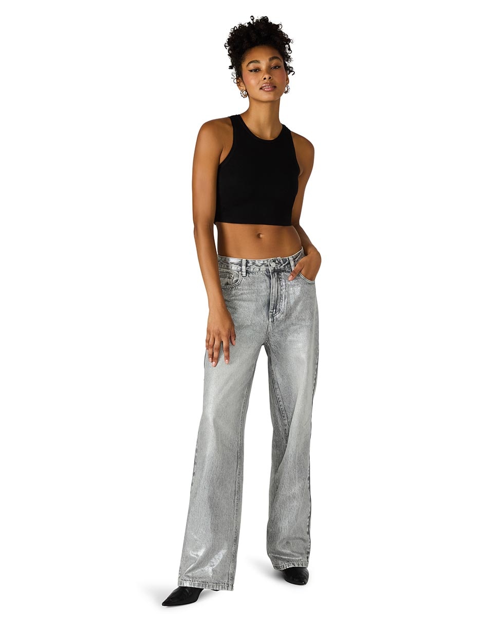 Jeans straight para mujer 8