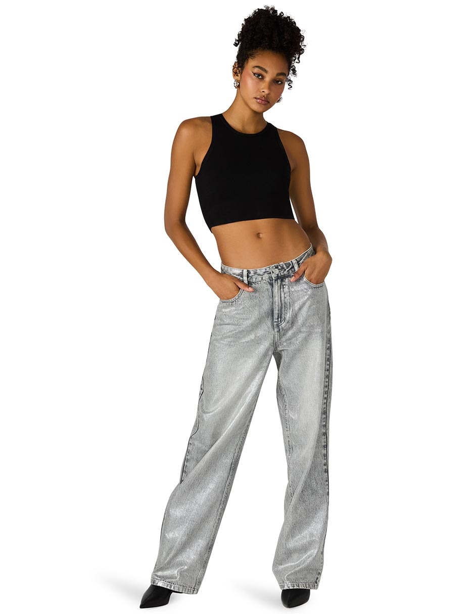 Jeans straight para mujer 11