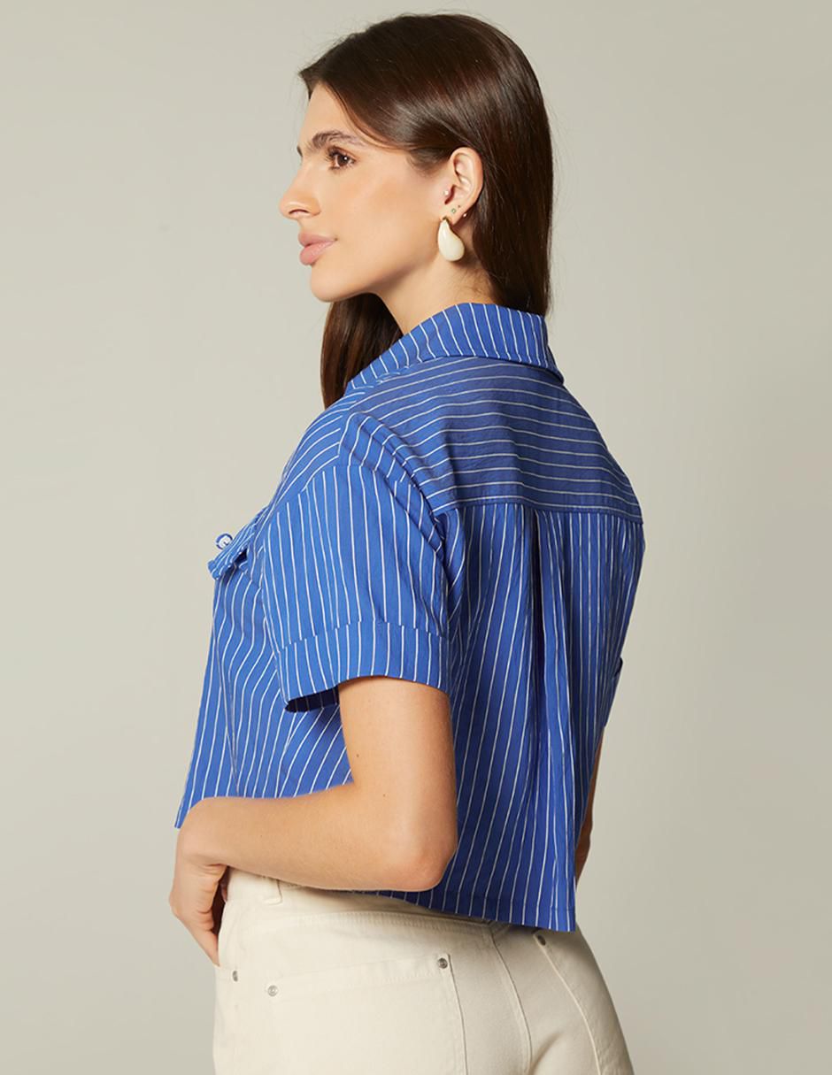 Top cuello camisero 2