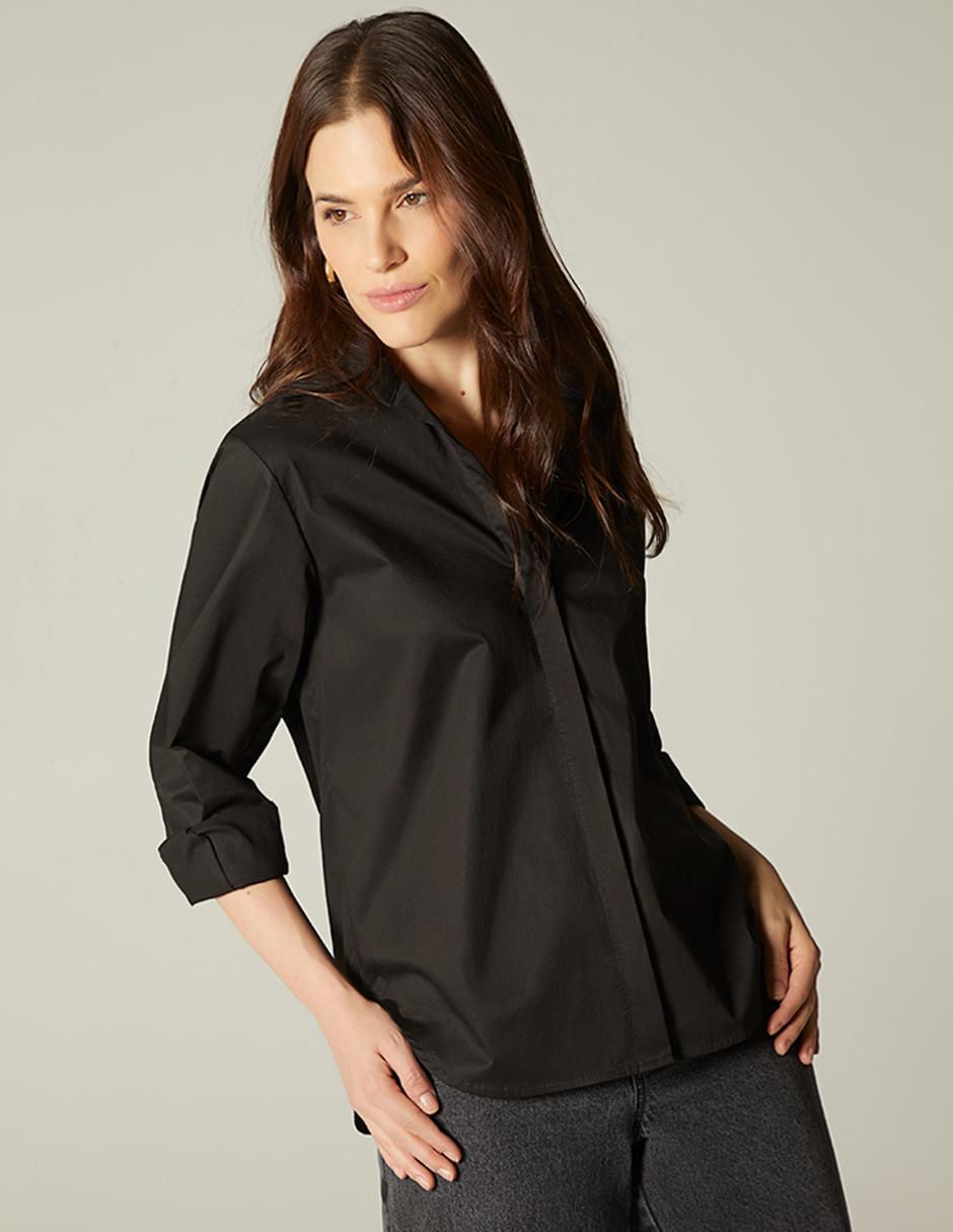 Blusa manga larga para mujer