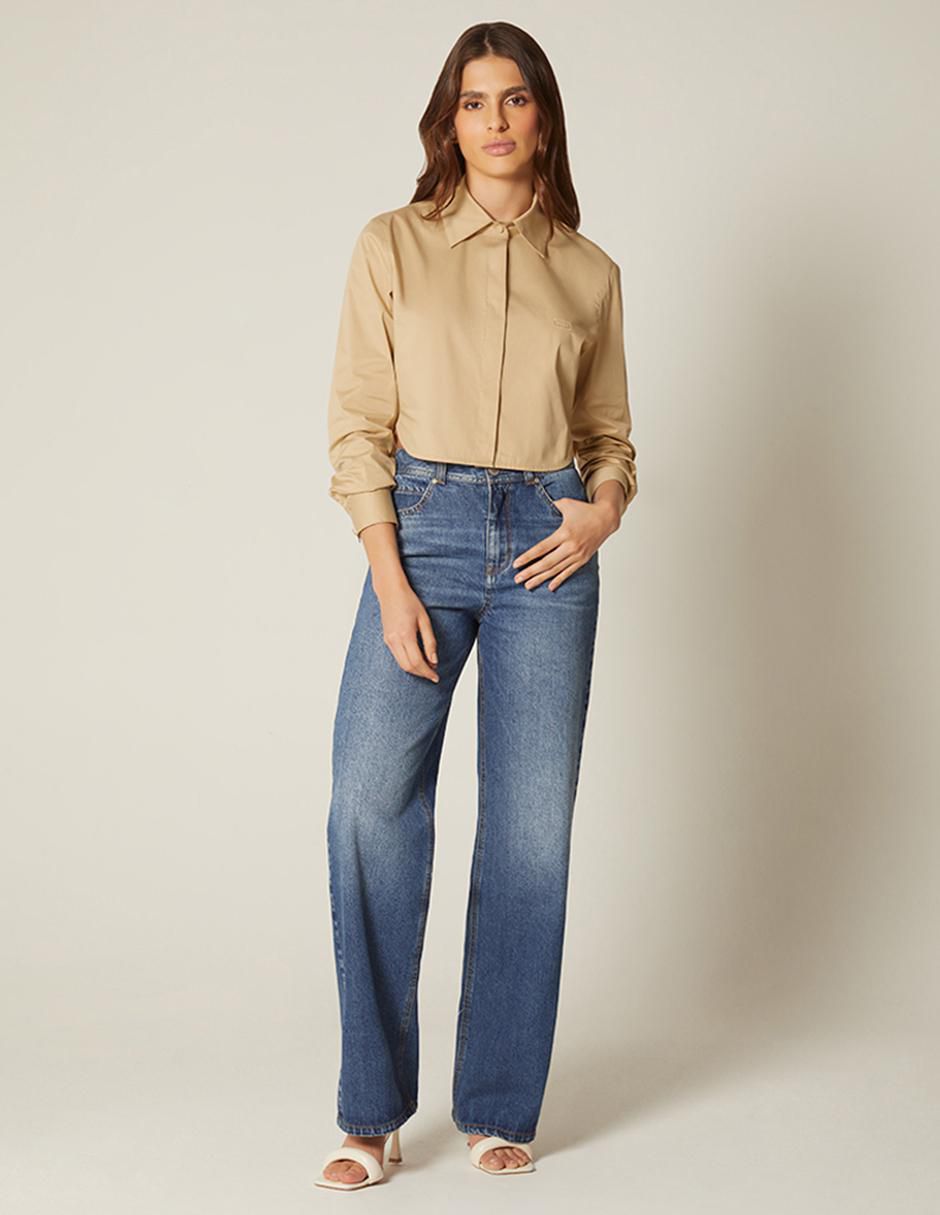 Top cuello camisero 2