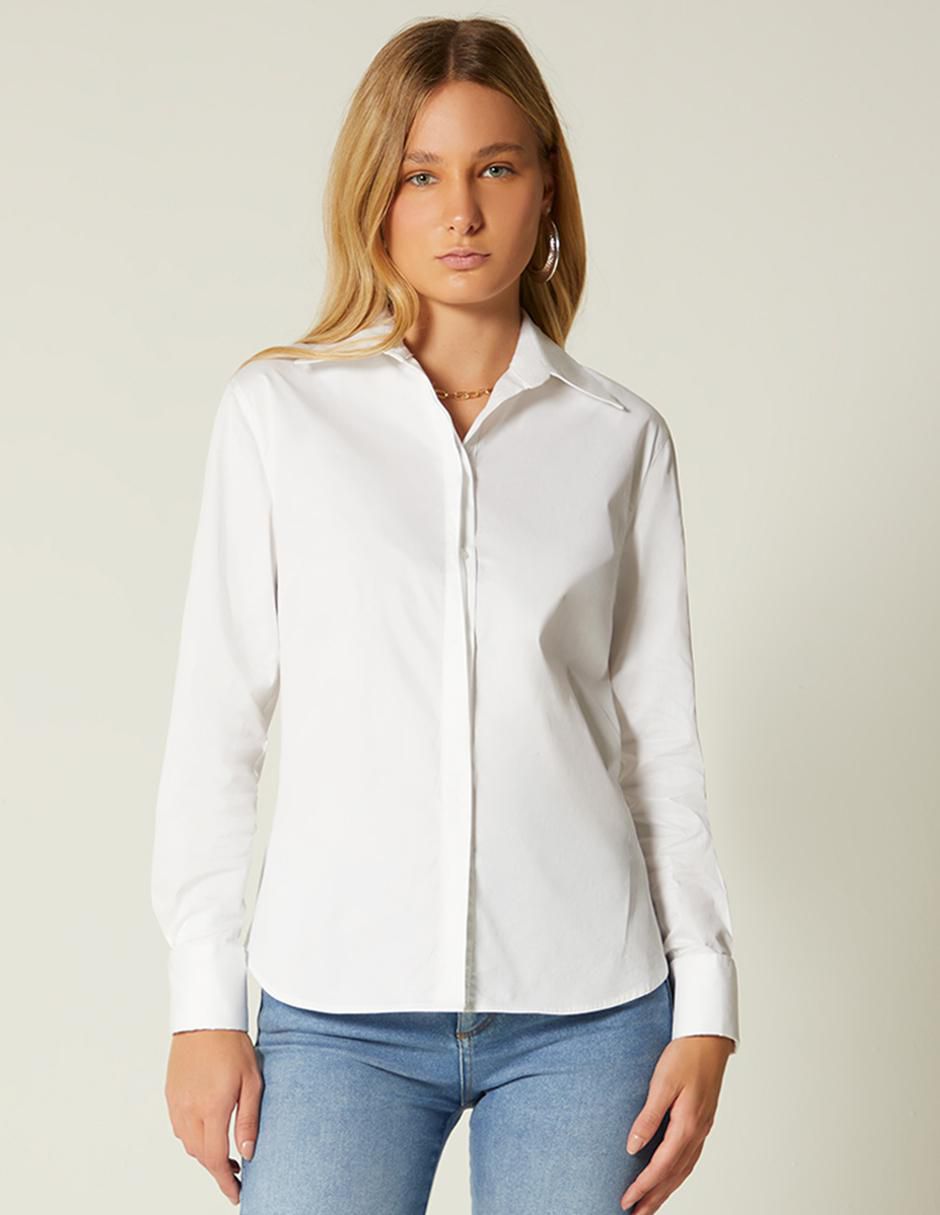 Blusa manga larga para mujer