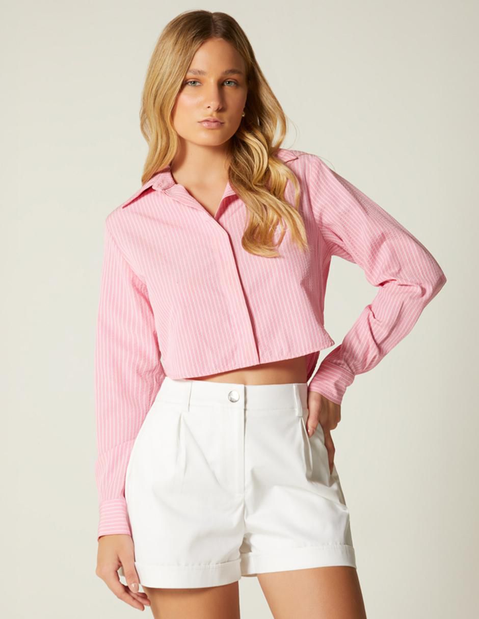 Top cuello camisero Top cuello camisero