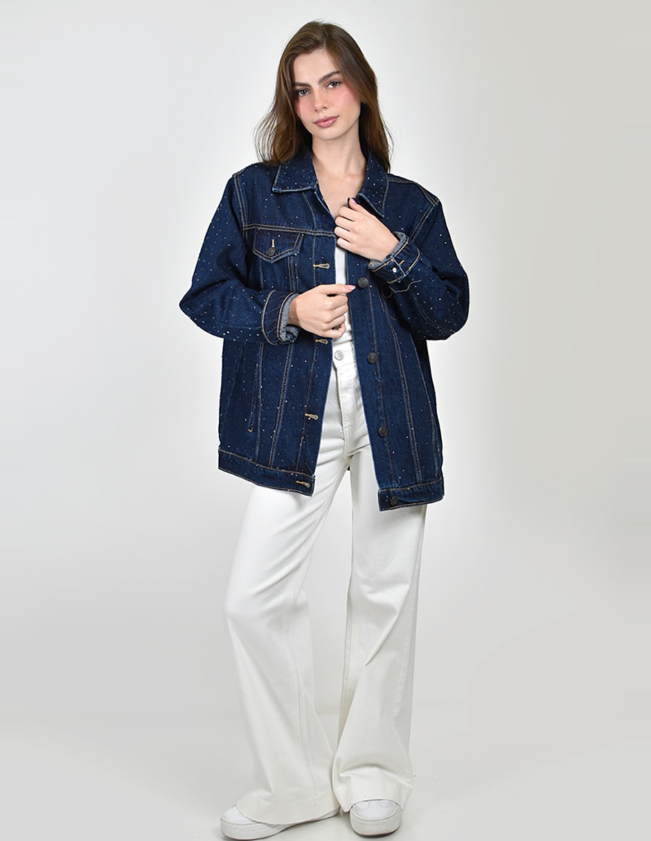 Chamarra denim para mujer