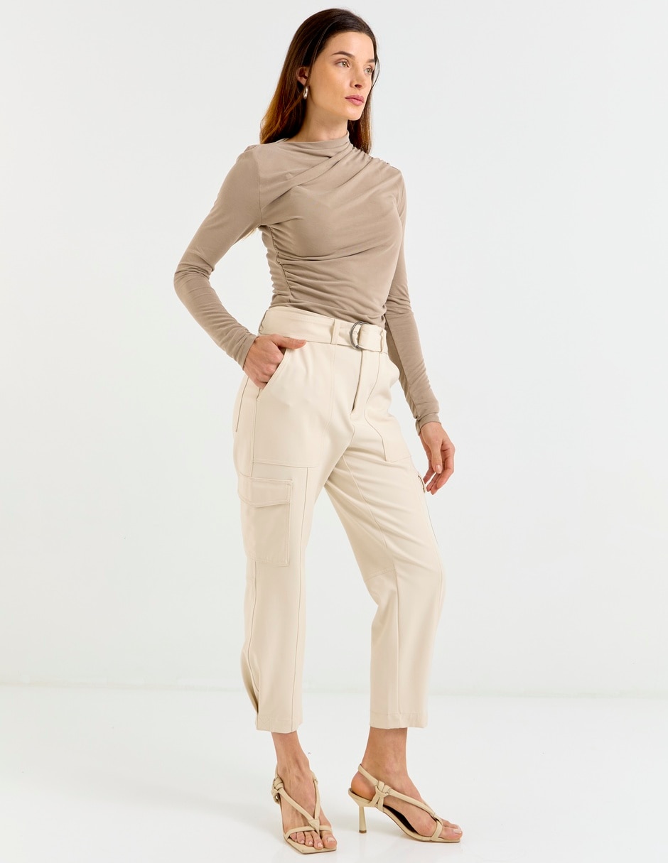 Blusa manga larga para mujer