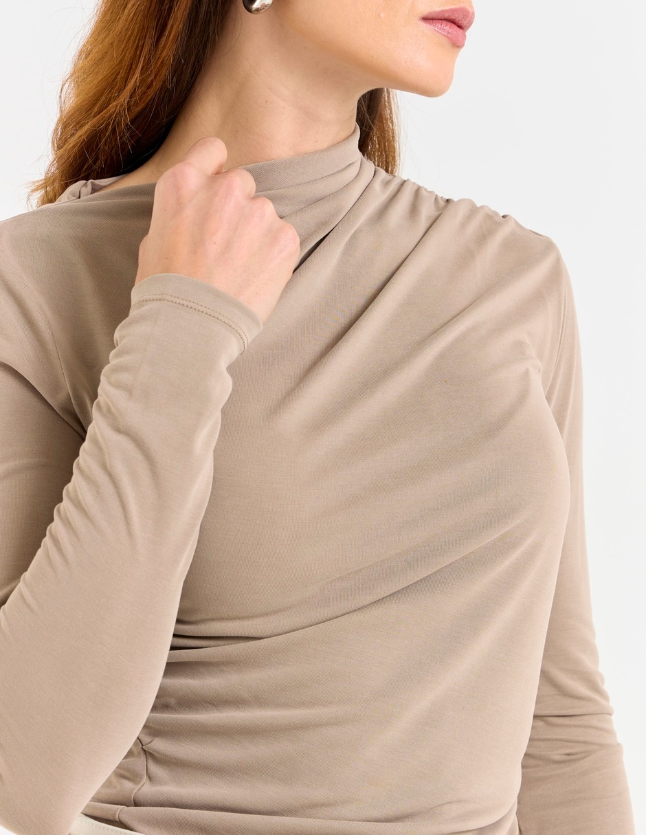 Blusa manga larga para mujer