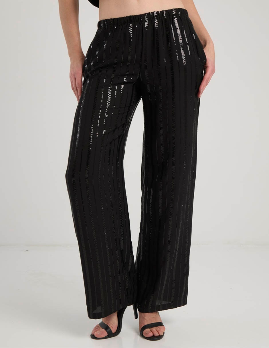 Pantalón acampanado amplio para mujer Pantalón acampanado amplio para mujer