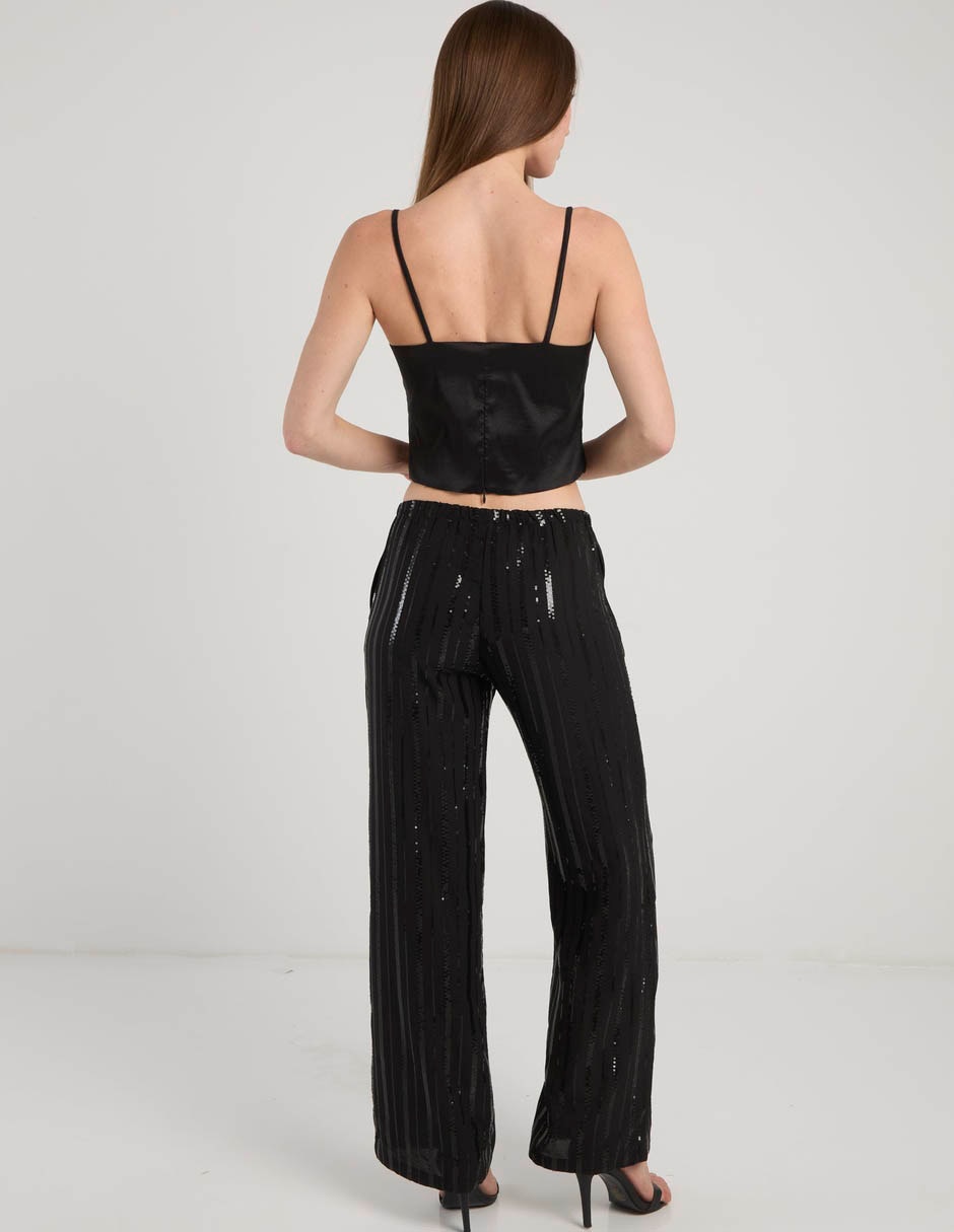 Pantalón acampanado The Are amplio para mujer