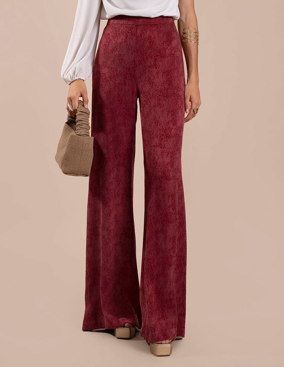 Pantalón flare regular para mujer Pantalón flare regular para mujer