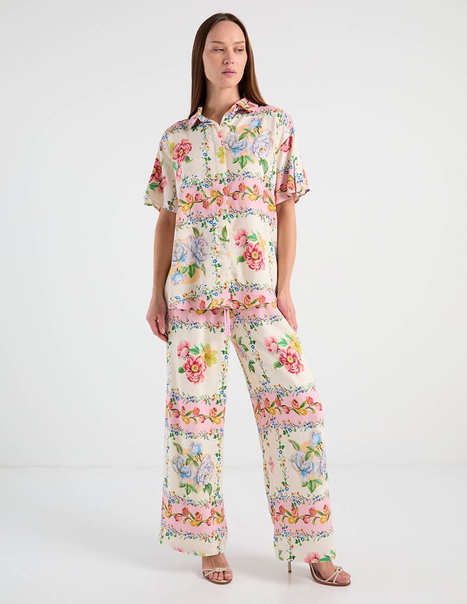 Camisa manga corta para mujer 4