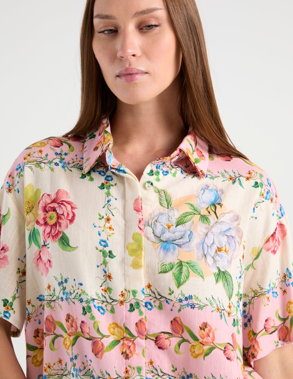 Camisa manga corta para mujer 3