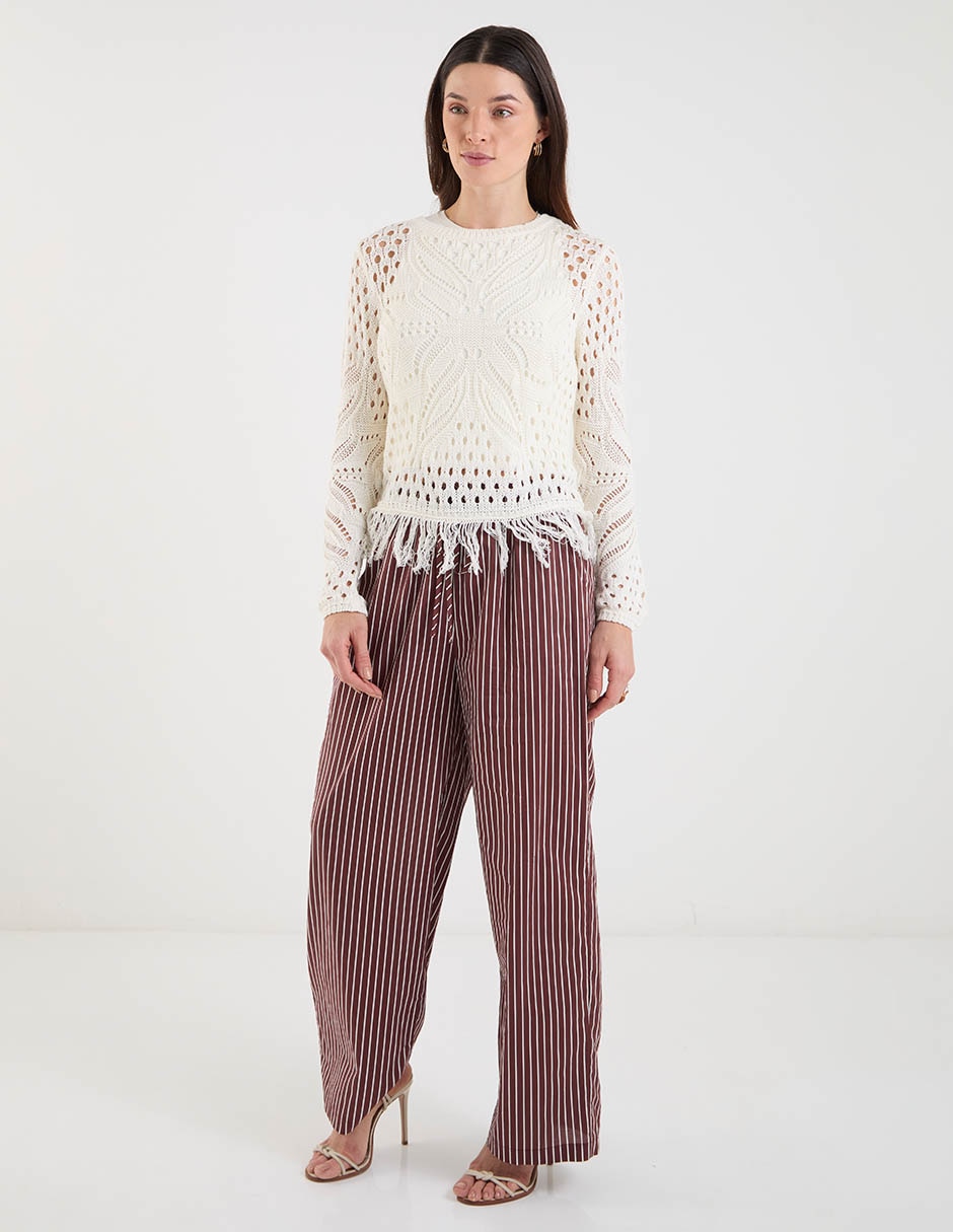 Pantalón wide leg para mujer 4