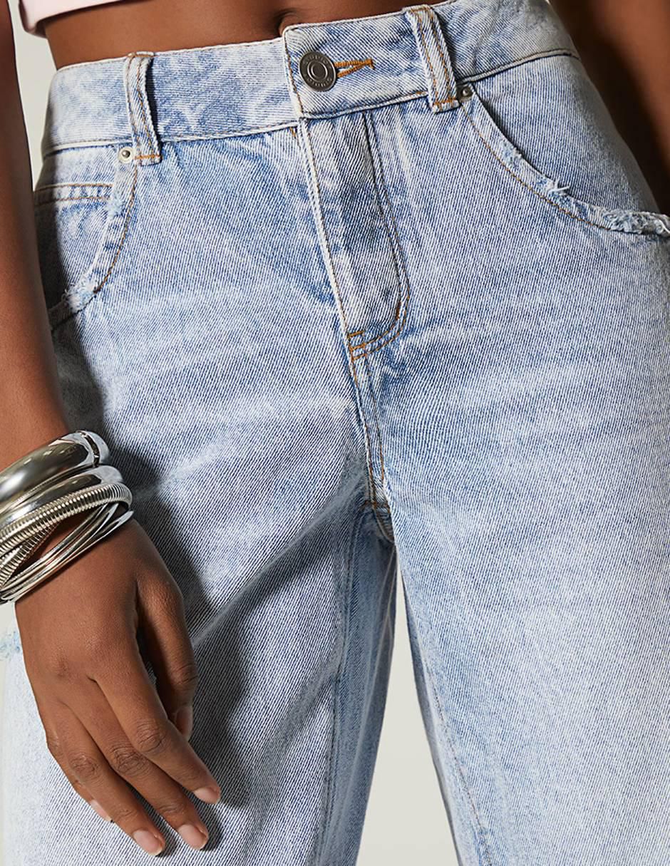 Jeans boyfriend s denim ice para mujer 4