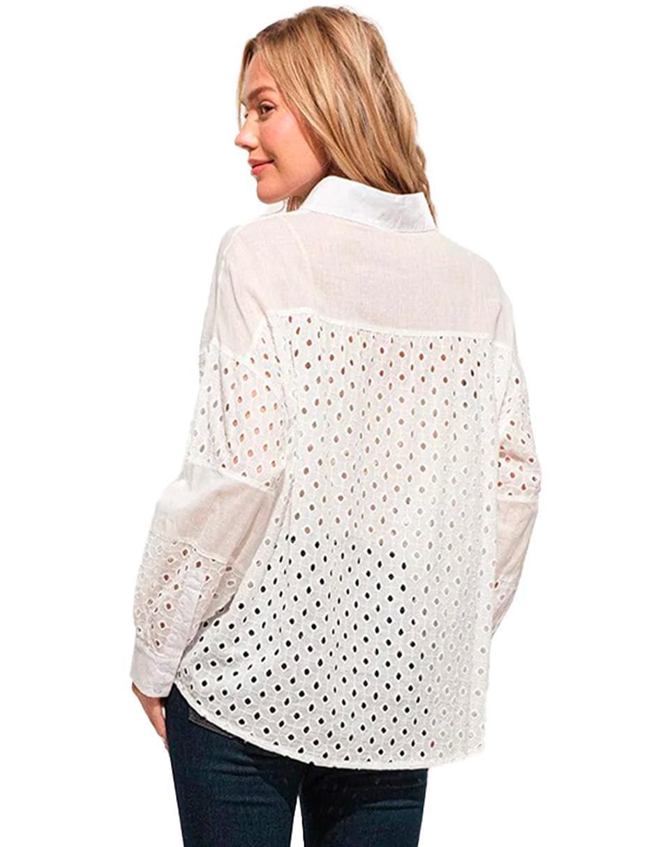 Blusa manga larga para mujer 4