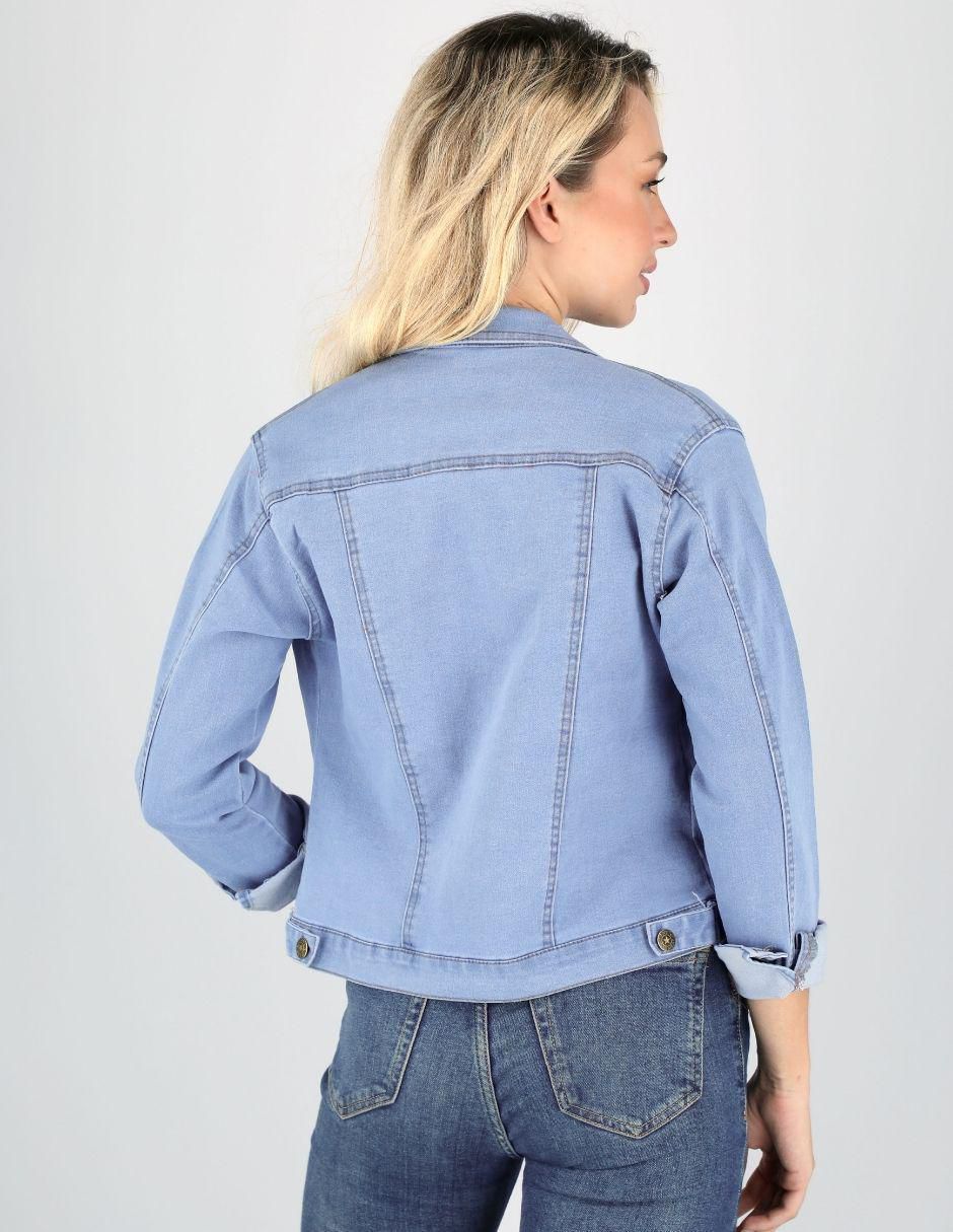 Chamarra de mezclilla para mujer 2