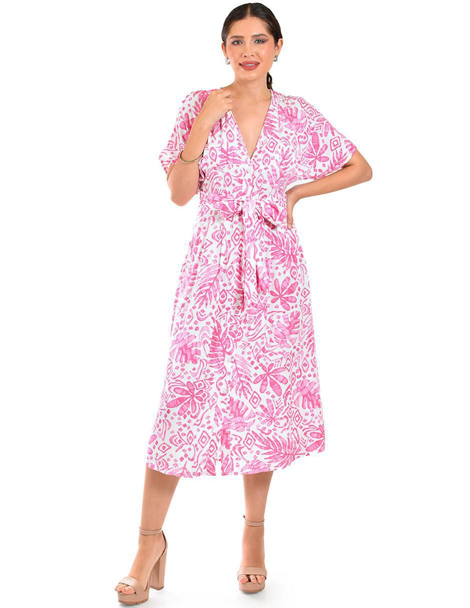 Vestido midi casual para mujer