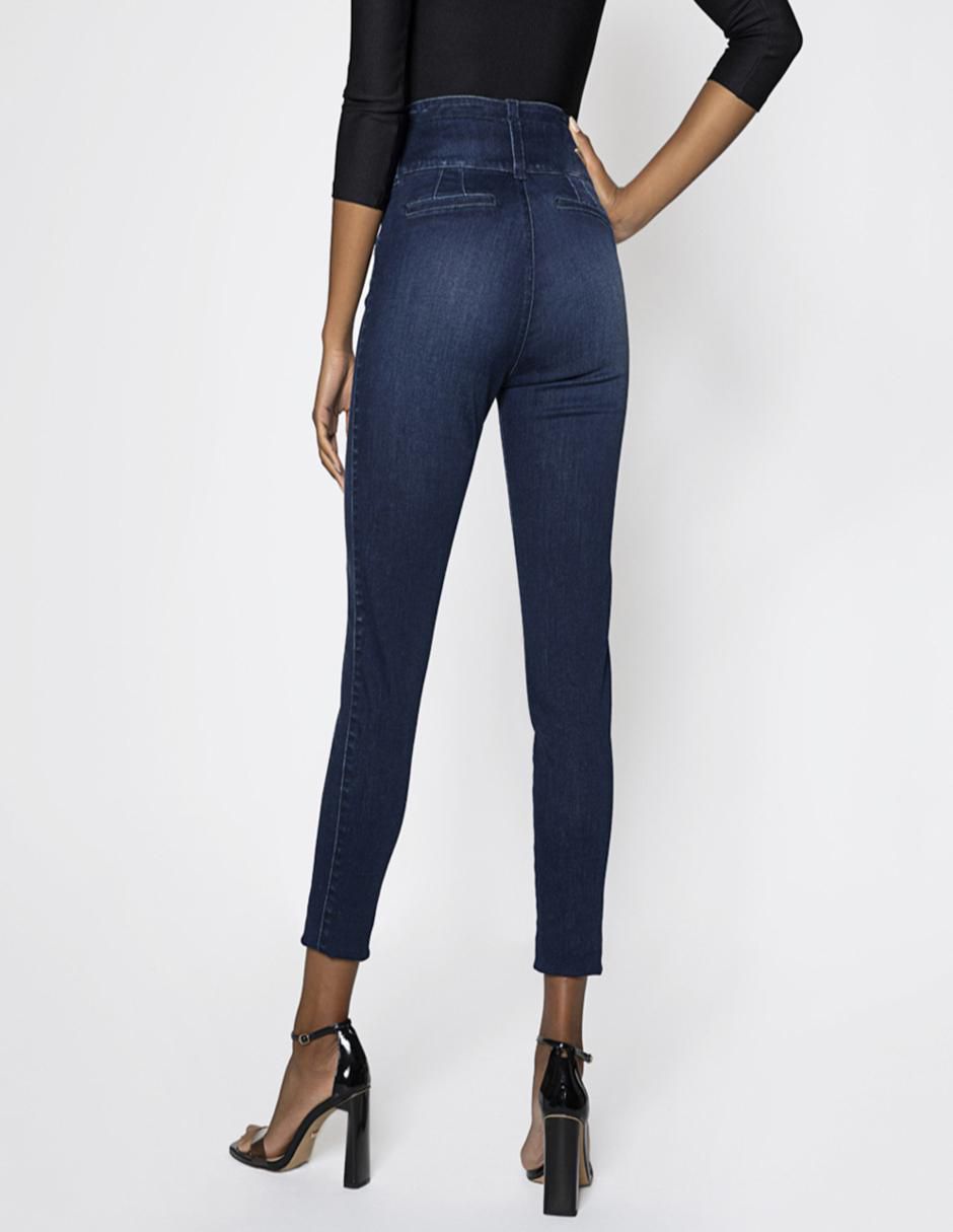 Jeans capri ultra slim para mujer 4