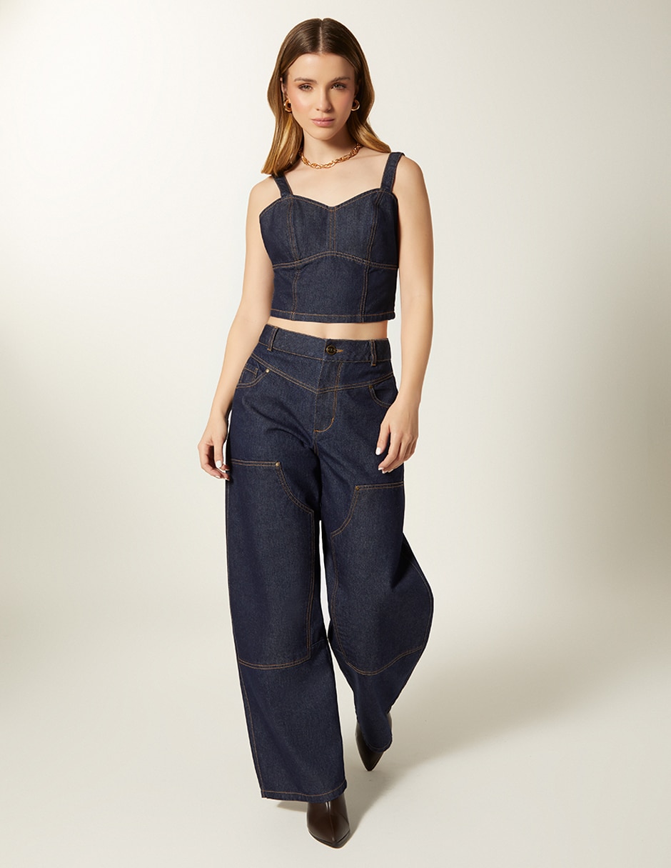 Jeans barrel Studio F Set Barril para mujer
