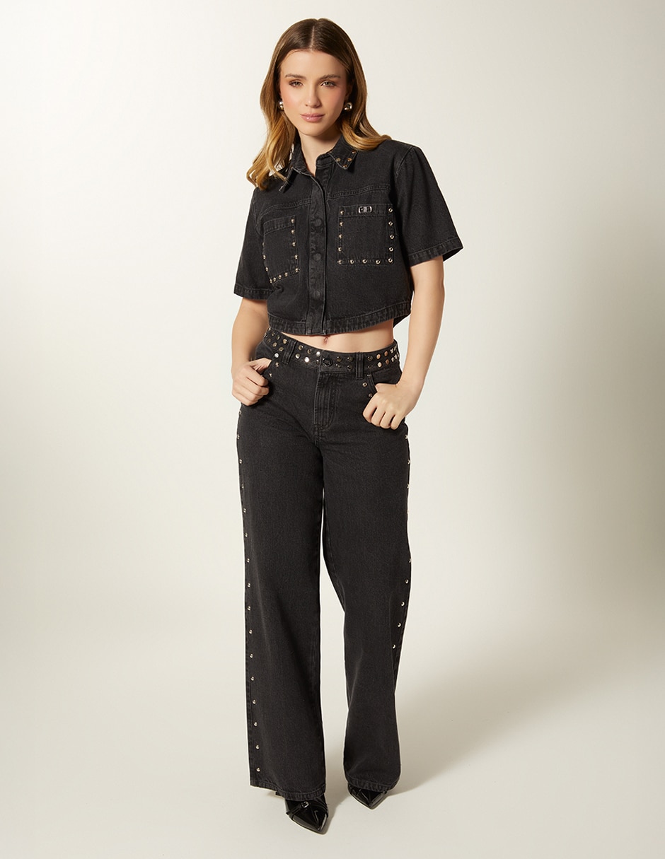 Top cuello camisero 3