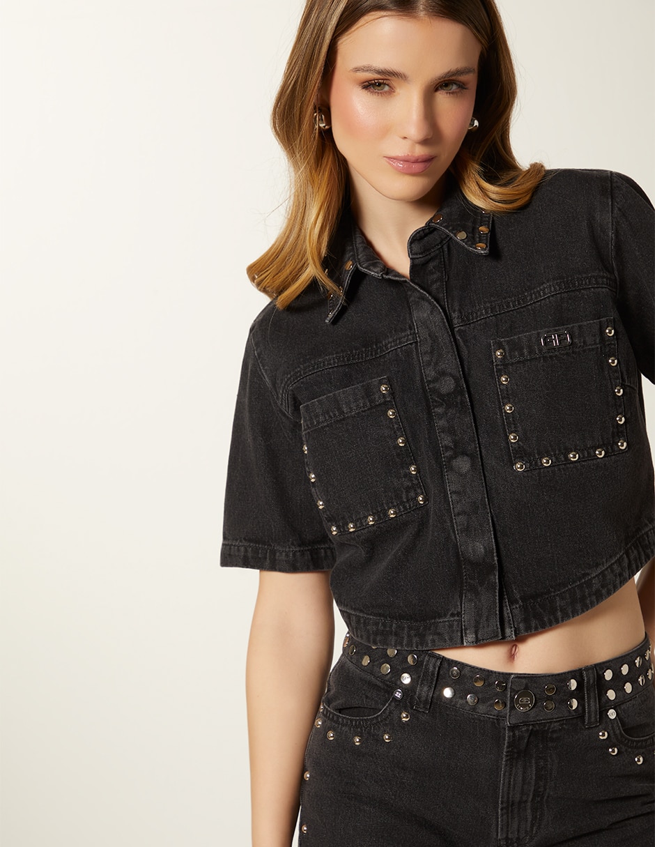 Top cuello camisero 4