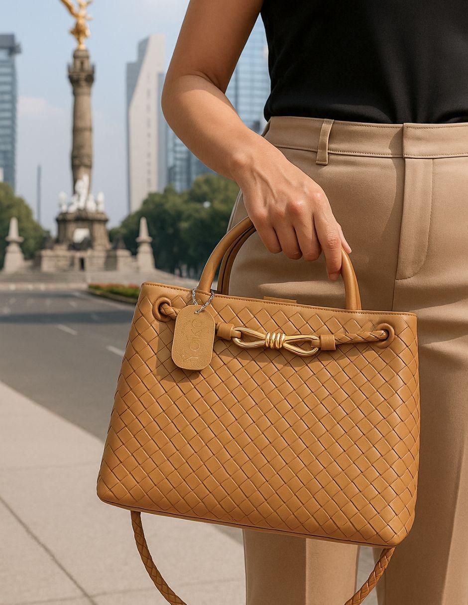 Bolsa satchel Terra de cuero para mujer