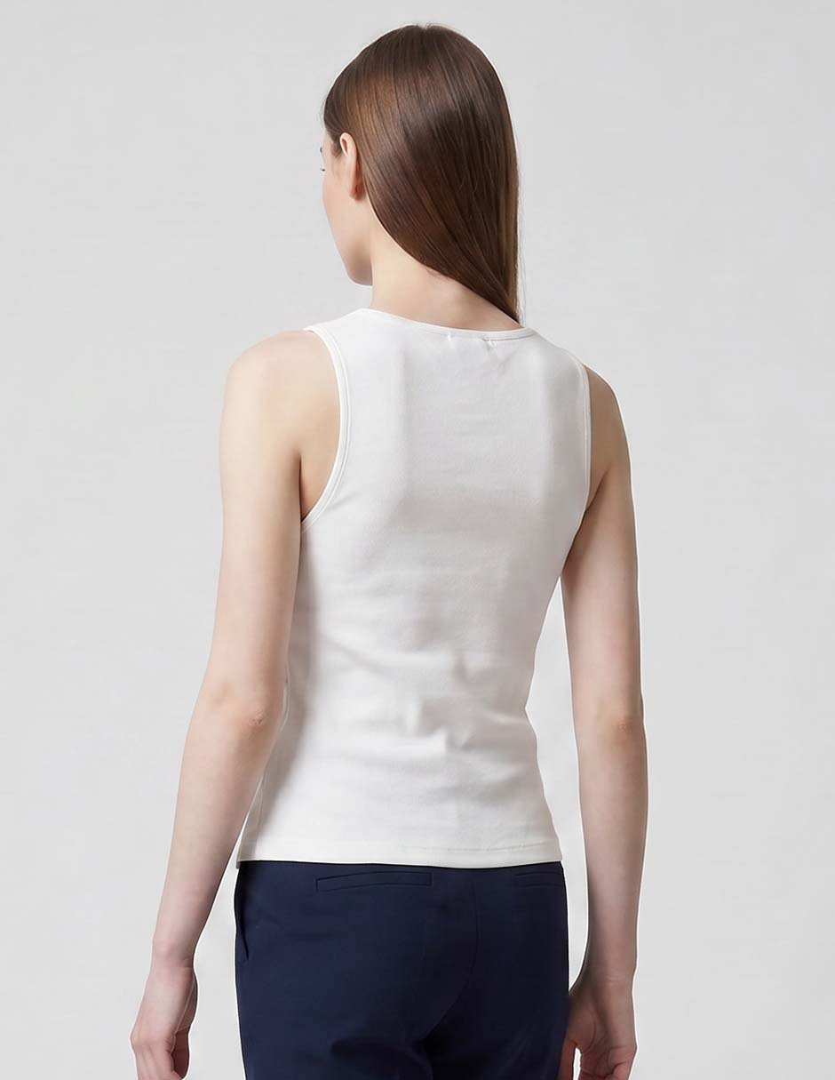 Top cuello regular tirante clásico 2