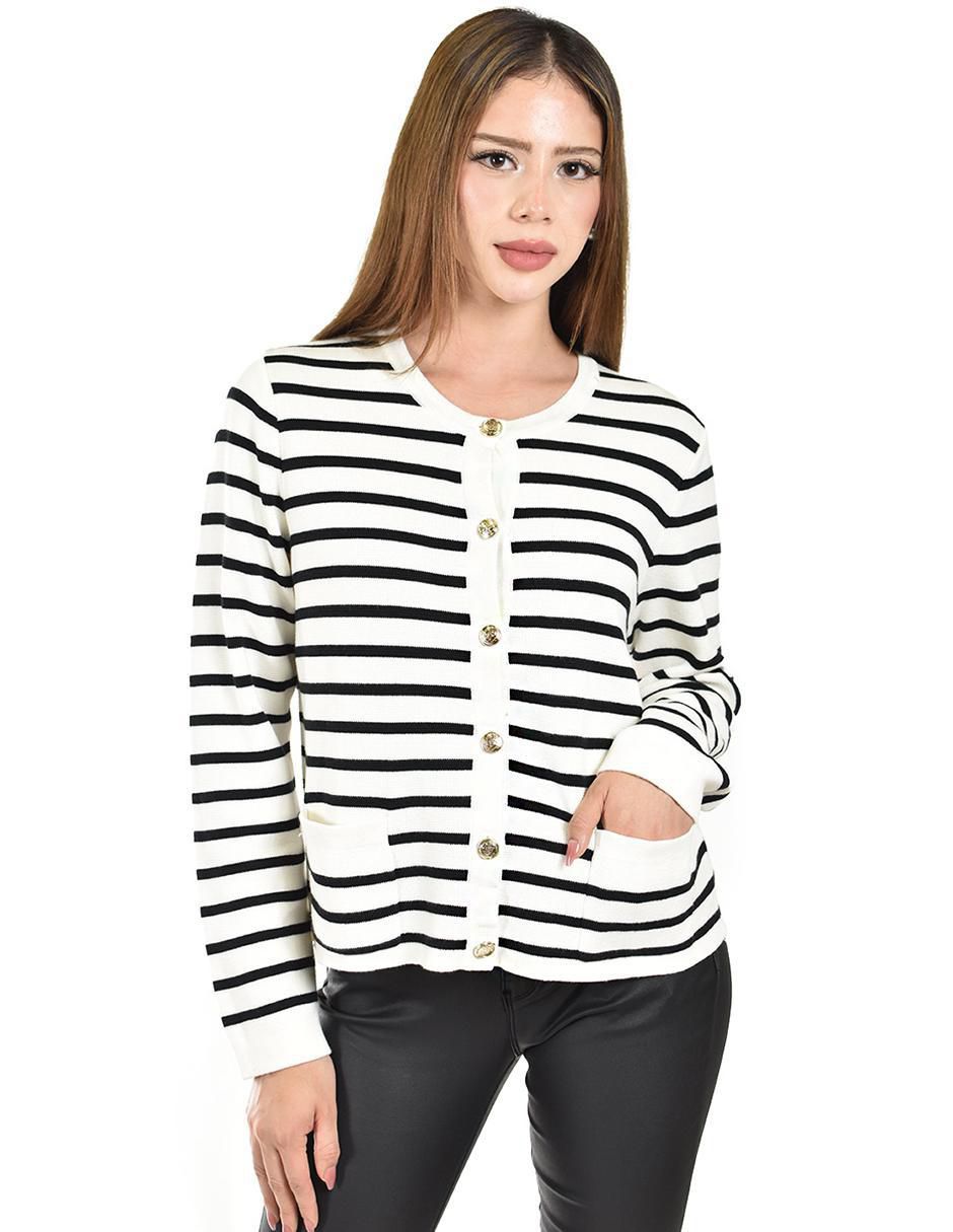 Suéter cuello redondo para mujer