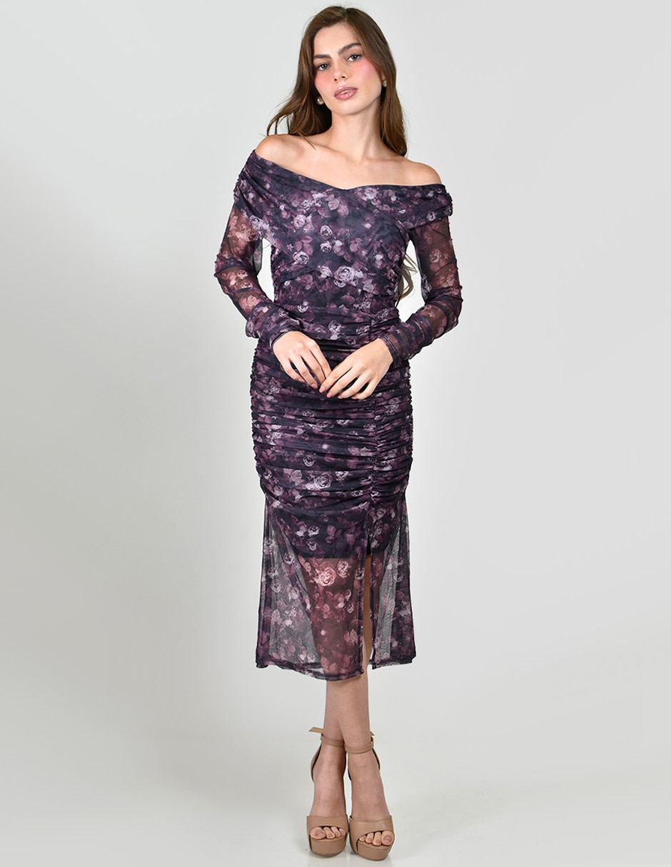 Vestido midi casual para mujer