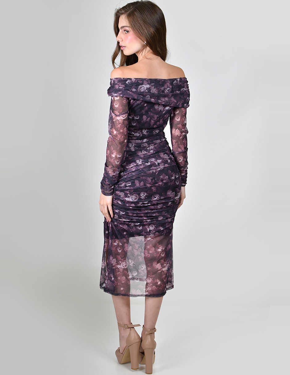 Vestido midi casual para mujer