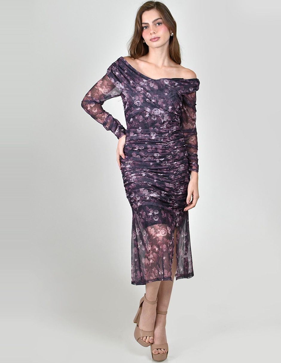 Vestido midi casual para mujer