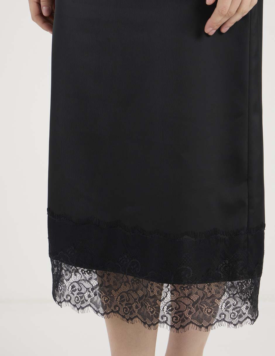 Vestido largo casual Map para mujer