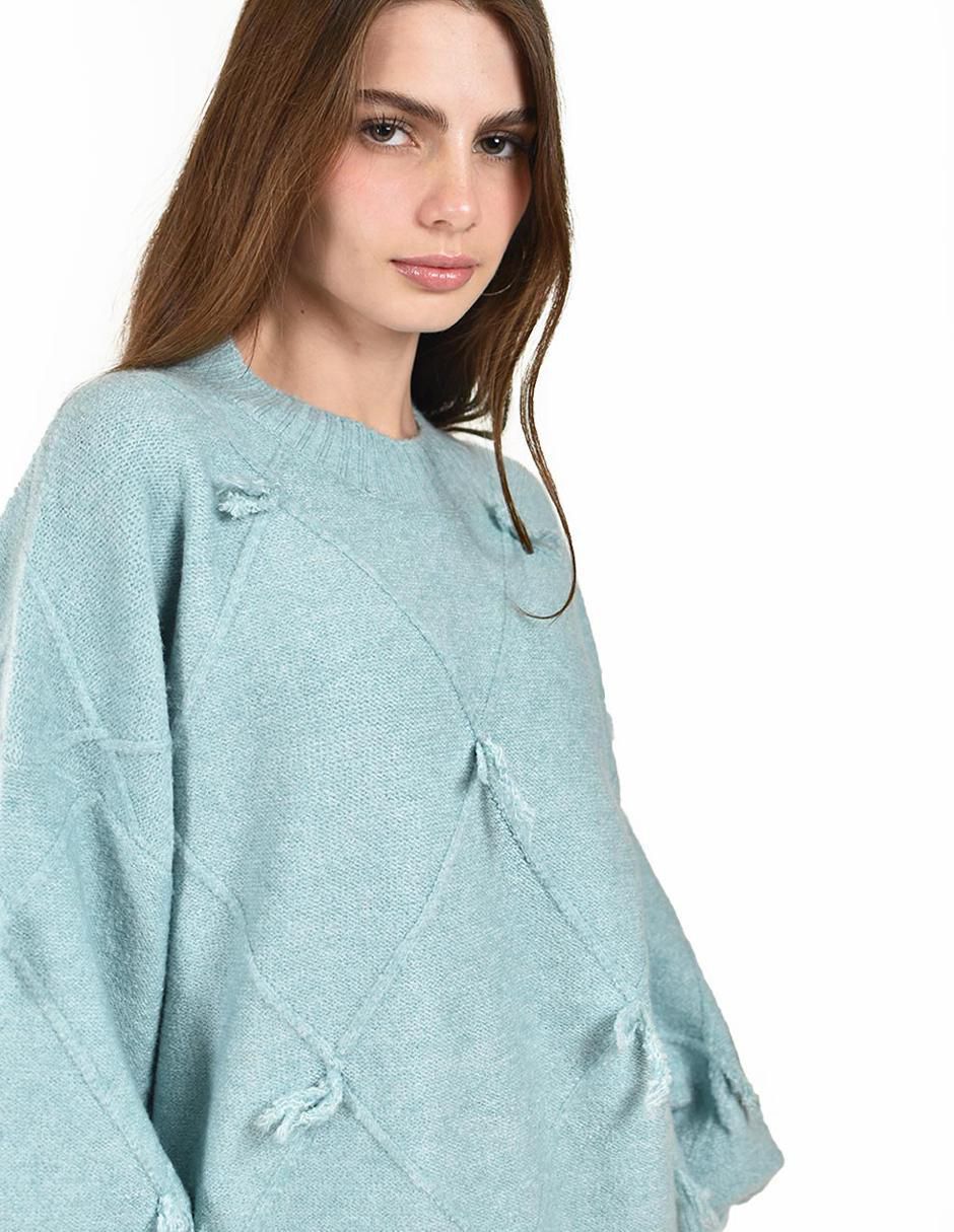 Suéter cuello redondo para mujer 3