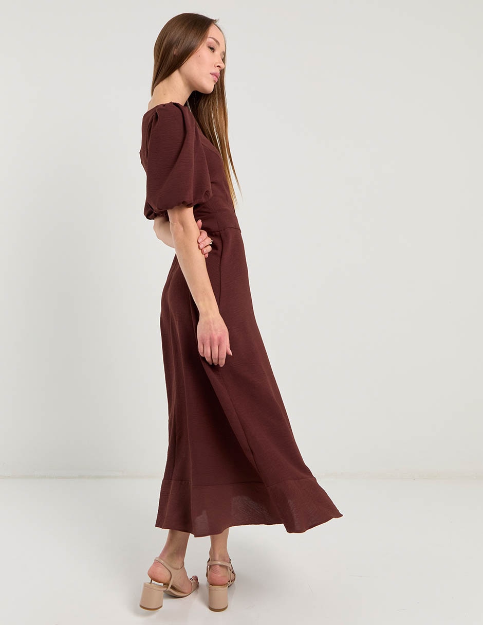 Vestido crop casual Map para mujer