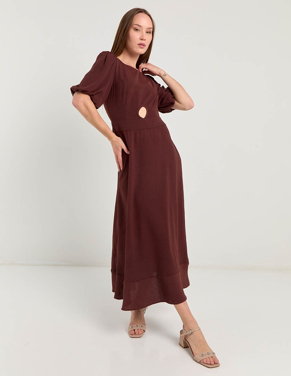Vestido crop casual Map para mujer