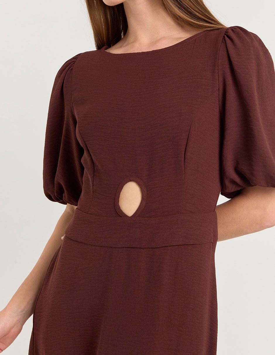 Vestido crop casual Map para mujer