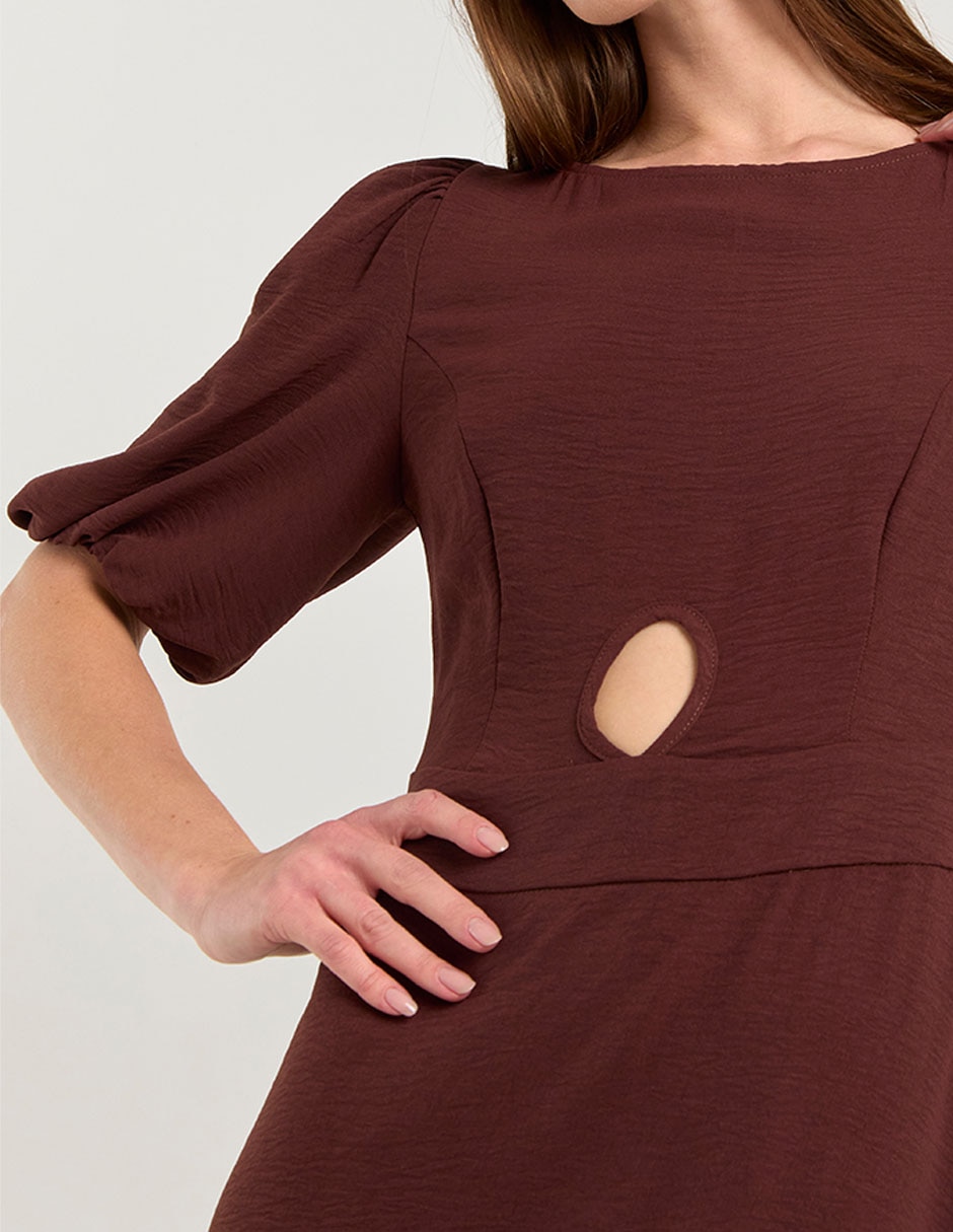 Vestido crop casual Map para mujer