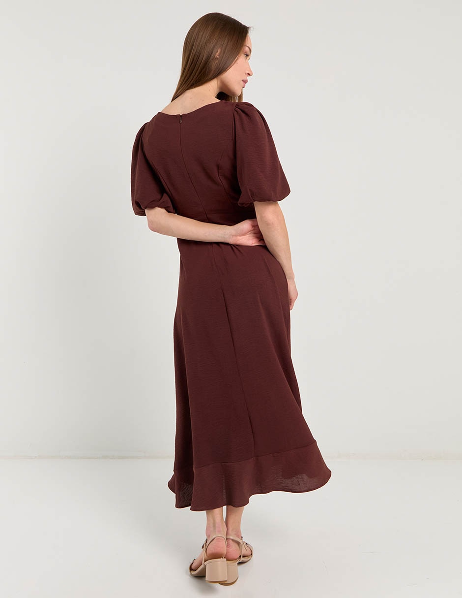 Vestido crop casual Map para mujer